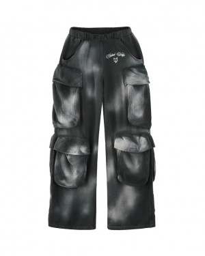 Naked Wolfe Cargo Sweatpants Schwarz | GWZY2873