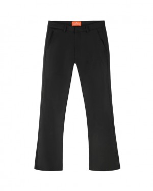 Naked Wolfe Flared Trousers Wolle Schwarz | SOZL5150