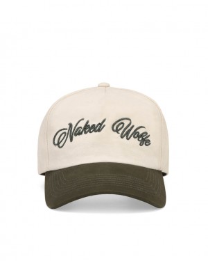 Naked Wolfe Signature Unconstructed Cap Beige | UEQN4407