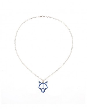 Naked Wolfe Wolfehead Chain Silber | GSVR9623