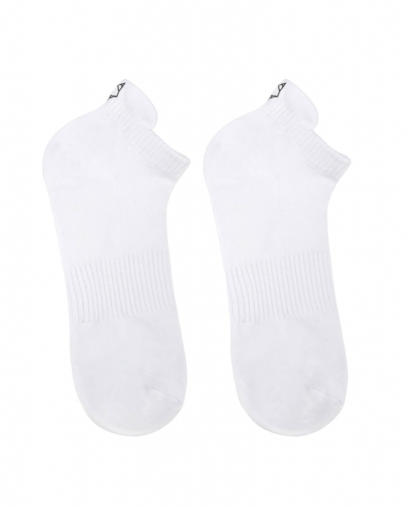 Naked Wolfe 3 Pack Mens Egyptian Baumwoll Ankle Socks Weiß | NSJI9250