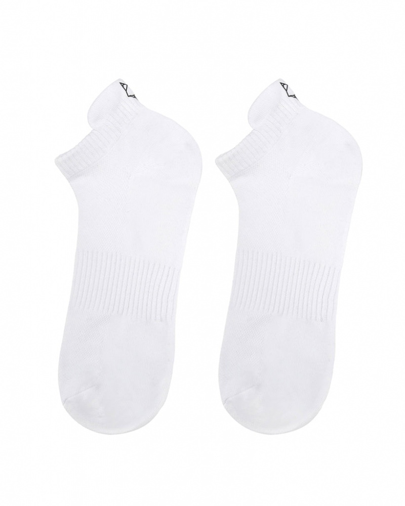 Naked Wolfe 3 Pack Mens Egyptian Baumwoll Ankle Socks Weiß | NSJI9250