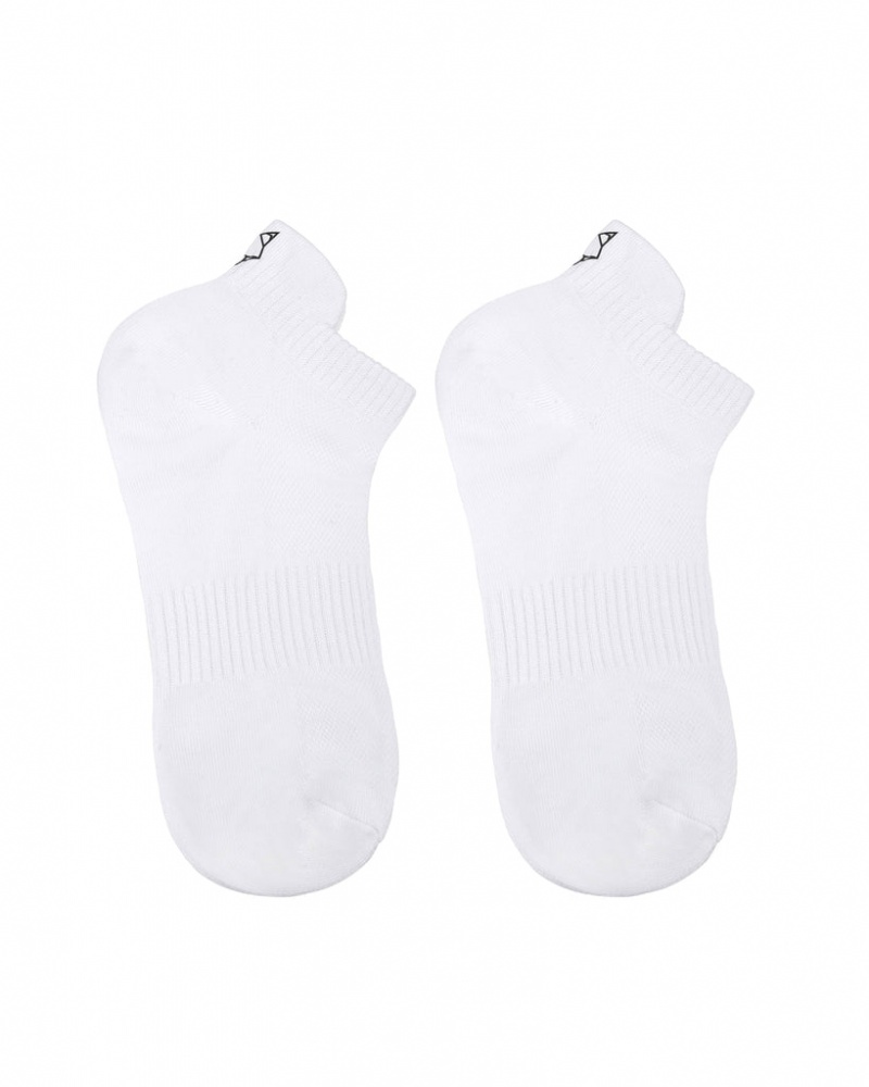 Naked Wolfe 3 Pack Womens Egyptian Baumwoll Ankle Socks Weiß | UDZN2673