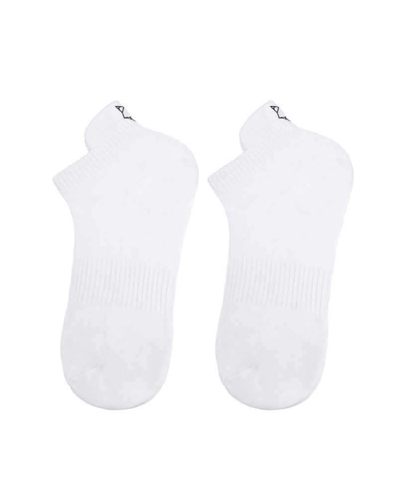 Naked Wolfe 3 Pack Womens Egyptian Baumwoll Ankle Socks Weiß | UDZN2673