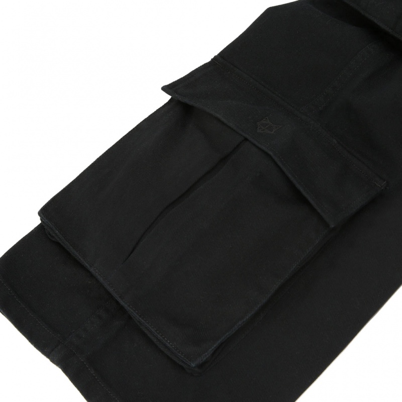 Naked Wolfe Baggy Pocket Cargo Pants Schwarz | UCSU3751