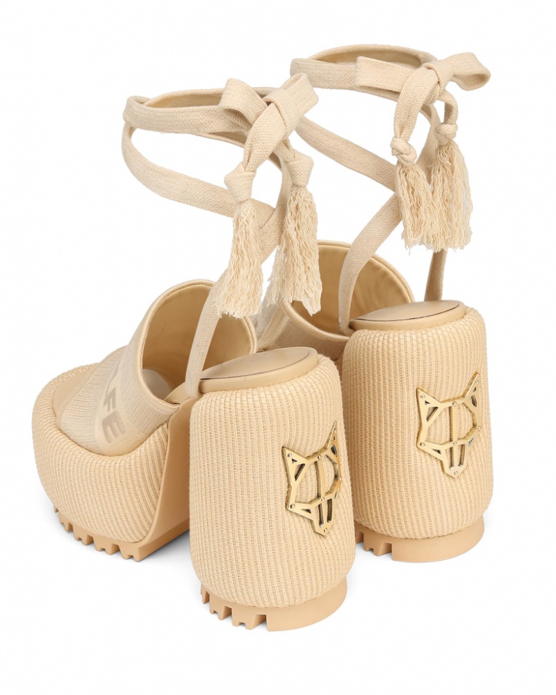 Naked Wolfe Beach Raffia Weiß | SUML3772