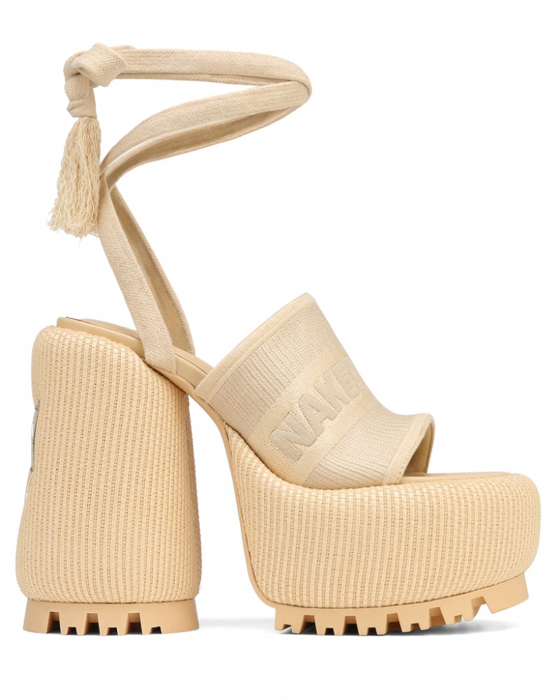 Naked Wolfe Beach Raffia Weiß | SUML3772