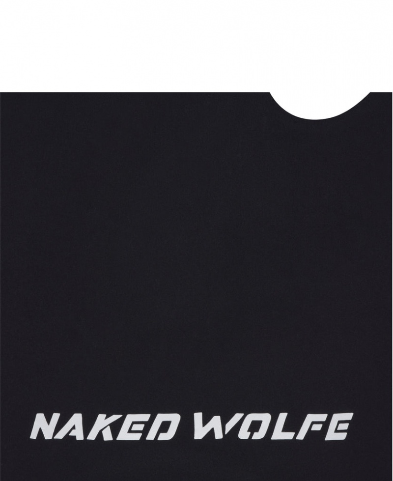 Naked Wolfe Cut Out Crop Schwarz | QTXP3888