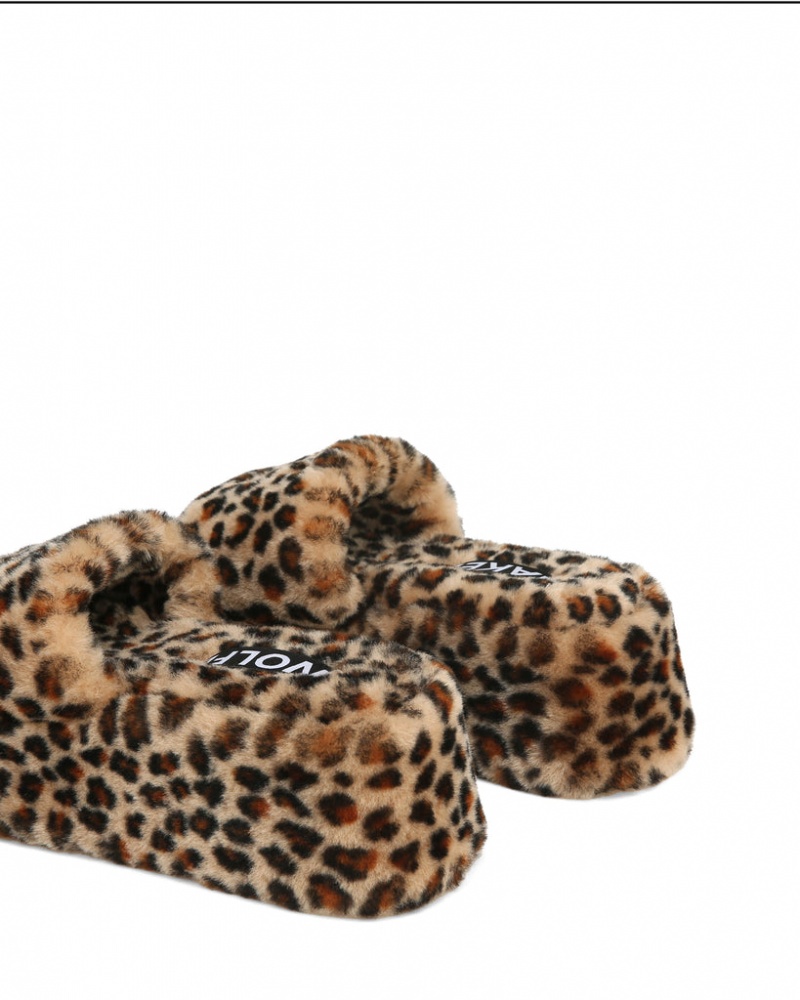 Naked Wolfe Ivy Shearling Print Leopard | AWDH7747