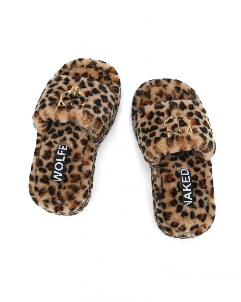 Naked Wolfe Ivy Shearling Print Leopard | AWDH7747