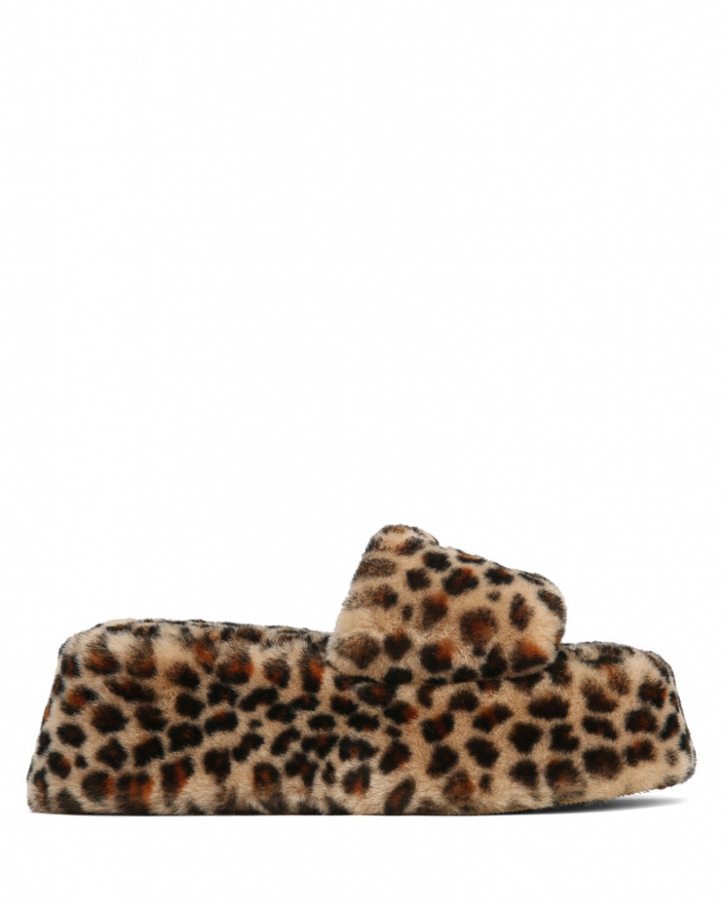 Naked Wolfe Ivy Shearling Print Leopard | AWDH7747