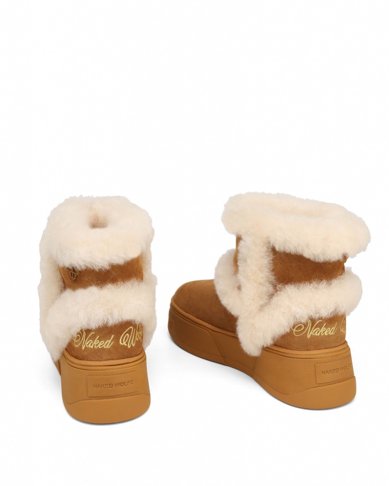 Naked Wolfe K-01 Shearling Braun | APMS5315