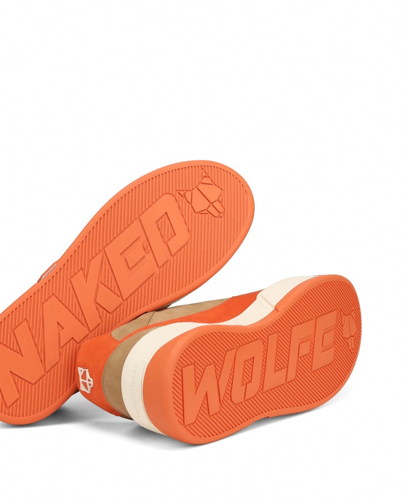 Naked Wolfe Kosa Creme Braun Orange | QSWI4072