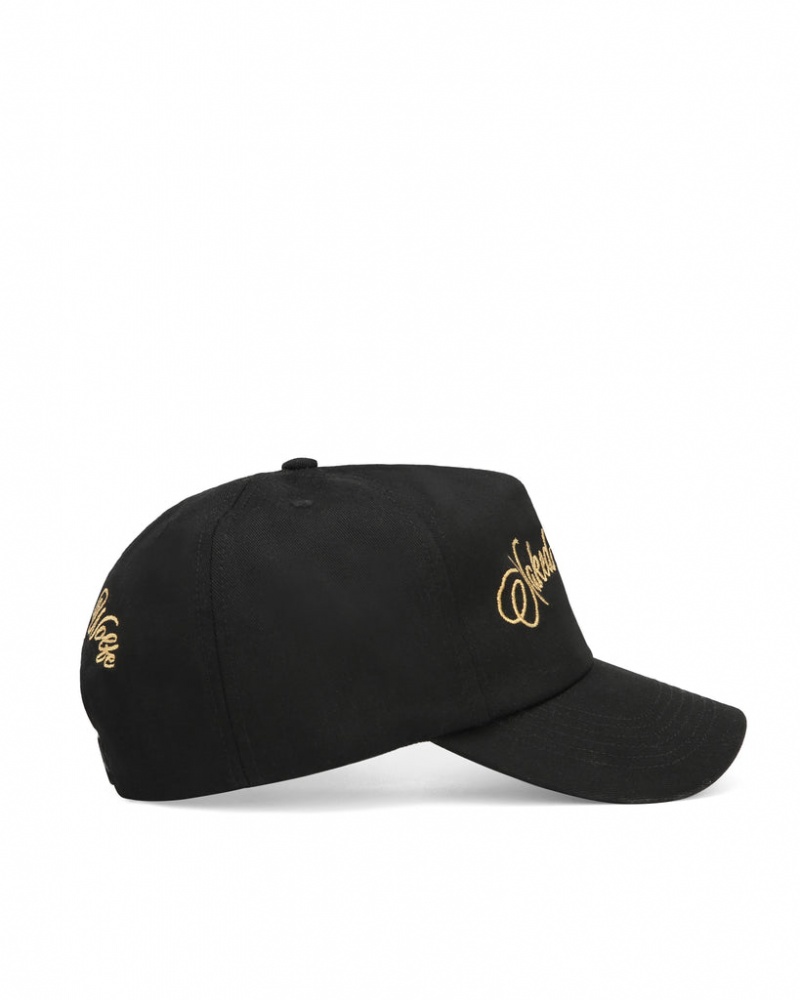 Naked Wolfe Signature Unconstructed Cap Schwarz Gold | CCIS7526