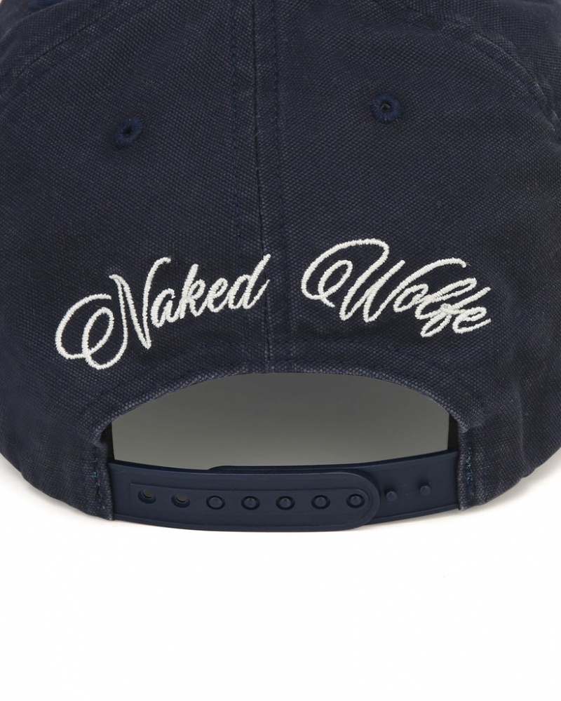 Naked Wolfe Signature Unconstructed Cap Navy | YLHQ8404