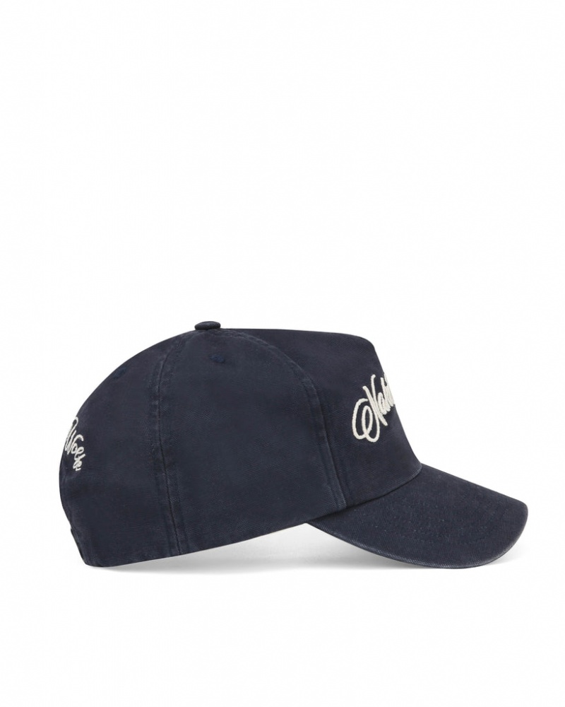 Naked Wolfe Signature Unconstructed Cap Navy | YLHQ8404