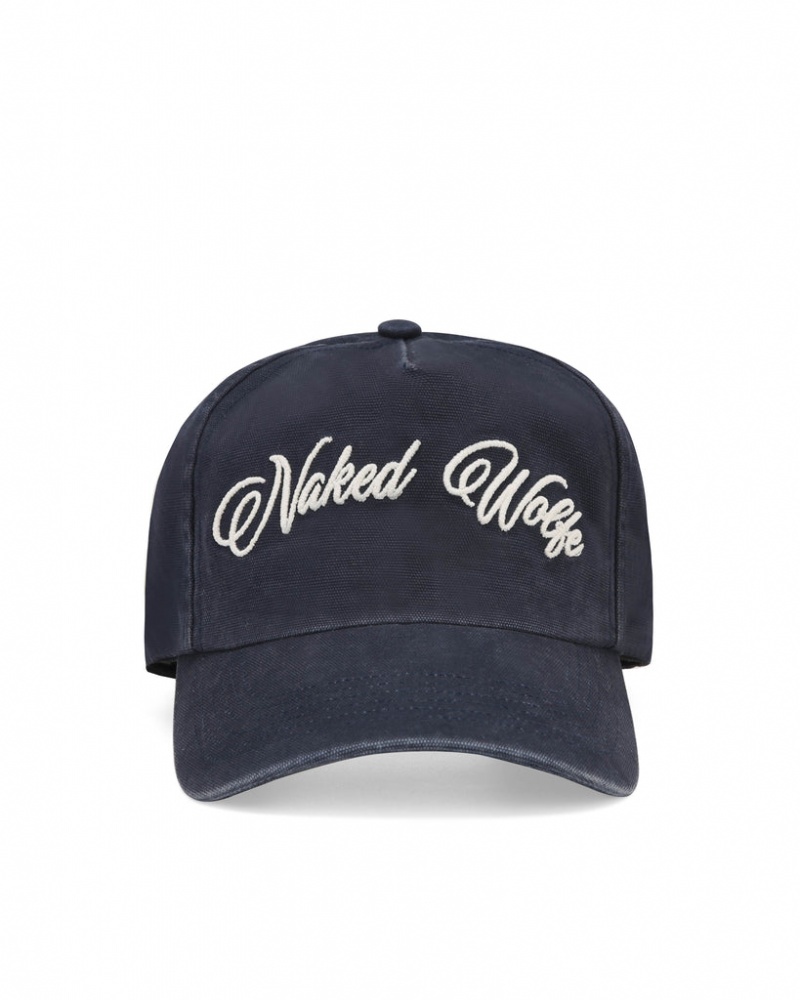 Naked Wolfe Signature Unconstructed Cap Navy | YLHQ8404