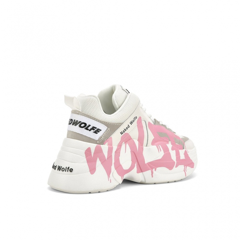 Naked Wolfe Track Logo Rosa | XZCJ9401