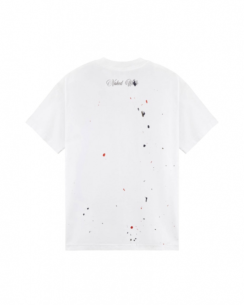 Naked Wolfe Wolfe Paint Splatter Weiß | JKKB3761